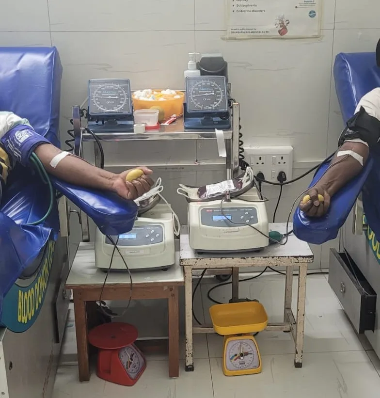 Blood donation campaign by Margdata Trust